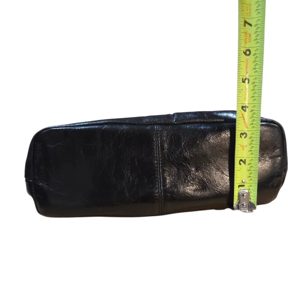 Hobo International VTG Triple Chain Clutch Bag Leather Paisley Kisslock Hayley - Picture 11 of 11